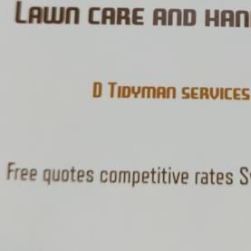 D tidyman services